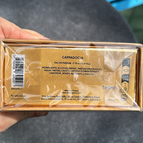 New in box Memo Cappadocia eau de parfum 2.5 oz made in France - Picture 2 of 4